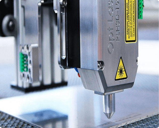 Precision laser cutting tool operational