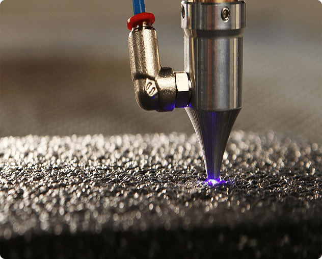 Industrial laser cutting process