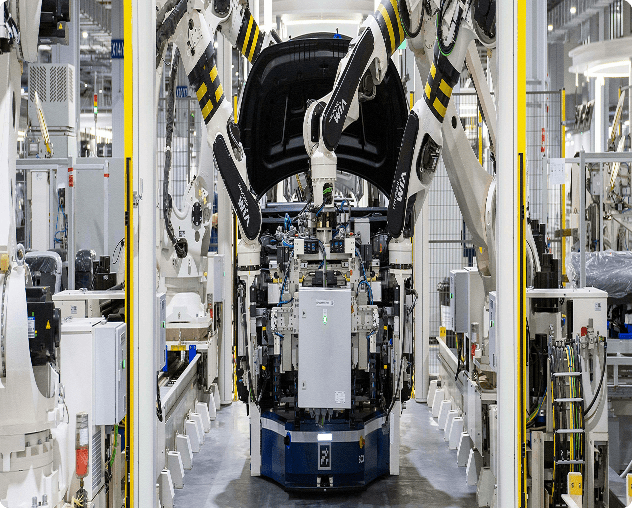 Automated car manufacturing process