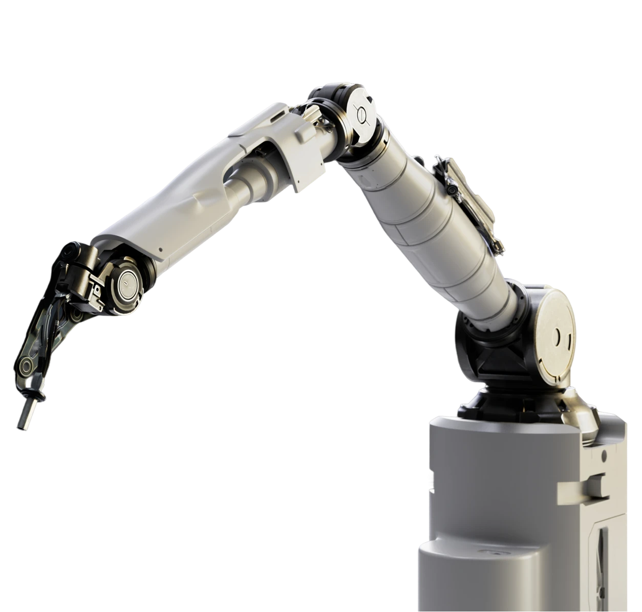 Mechanical arm in motion display